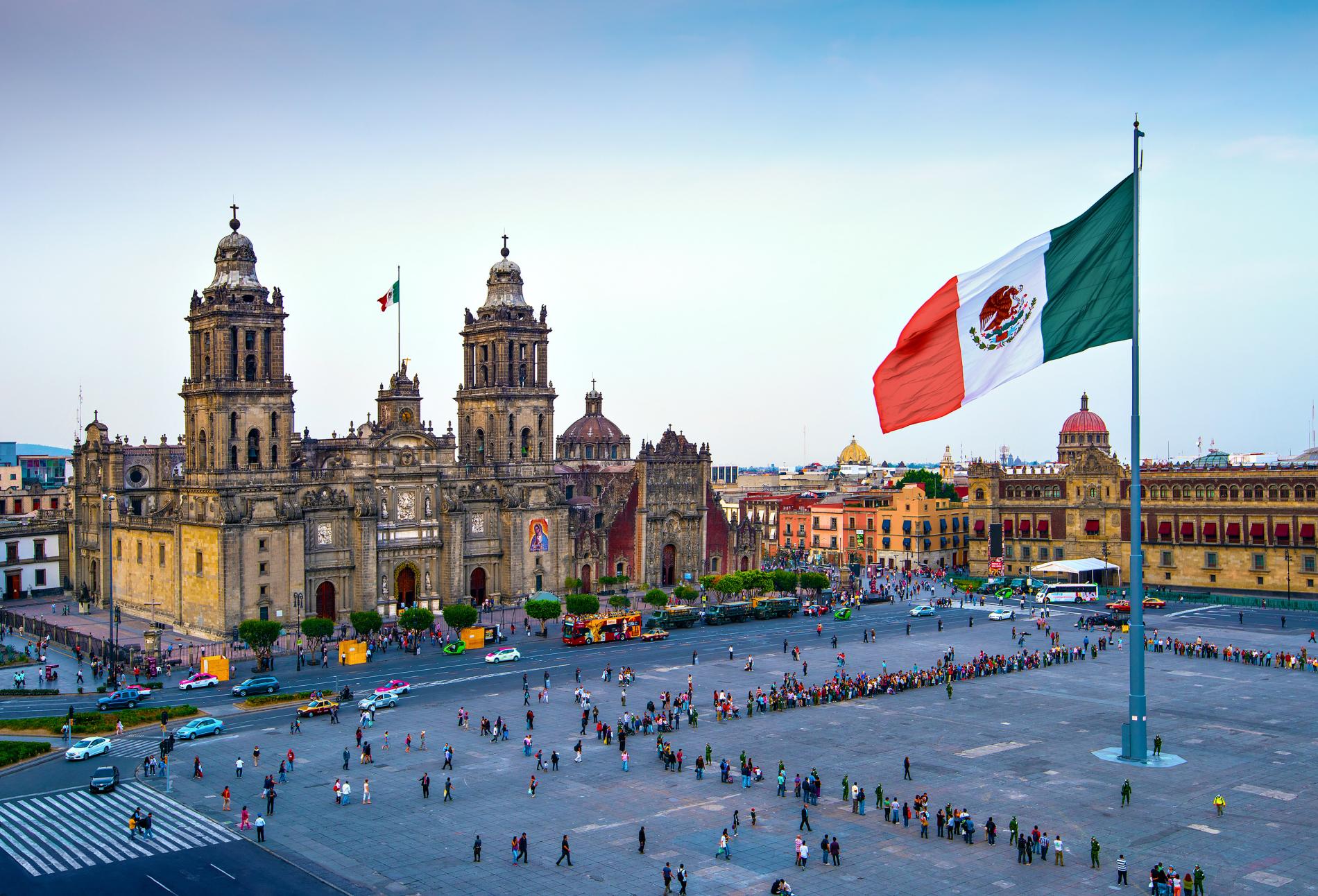 Plaza Constitución, El Zócalo, México